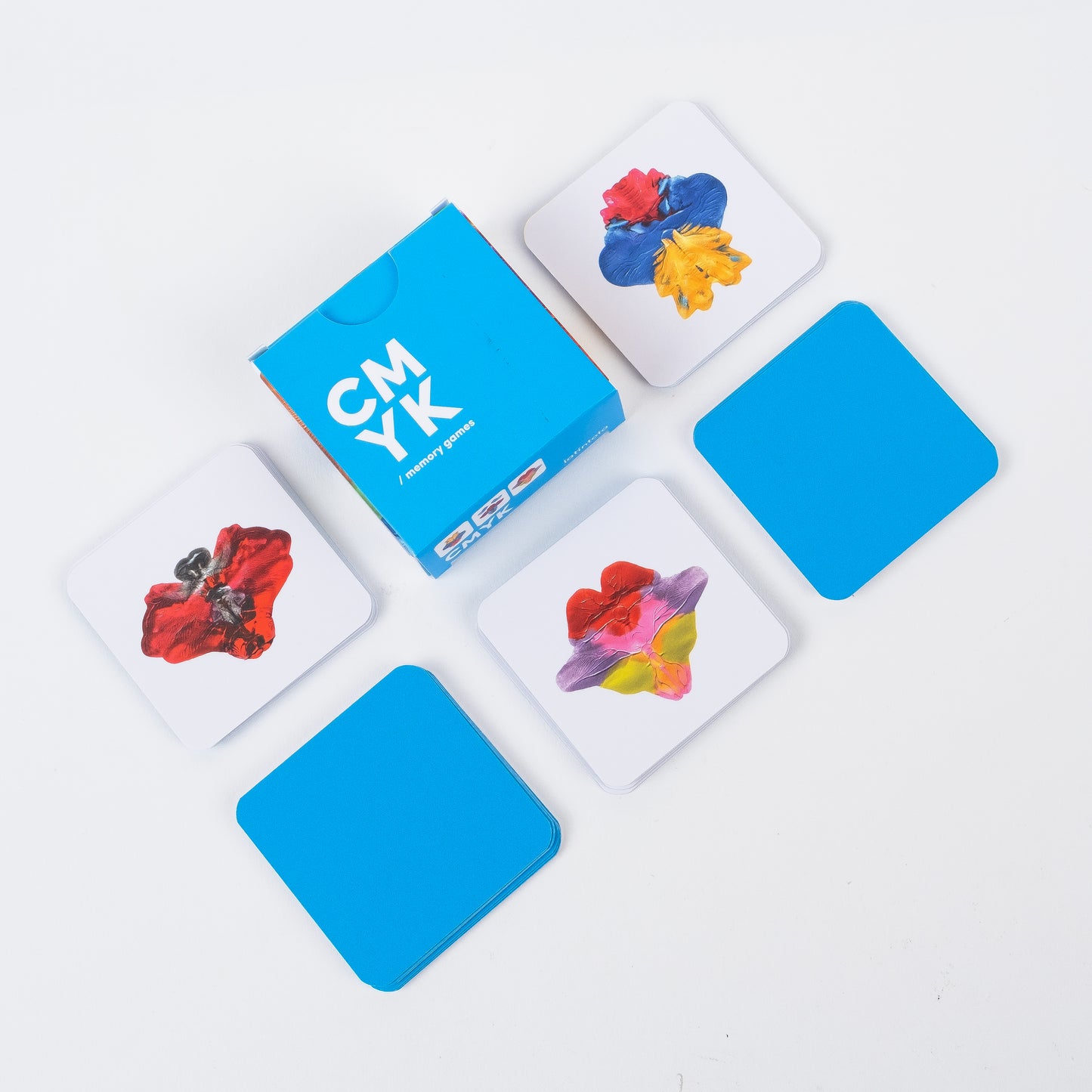 CMYK The abstract matching cards