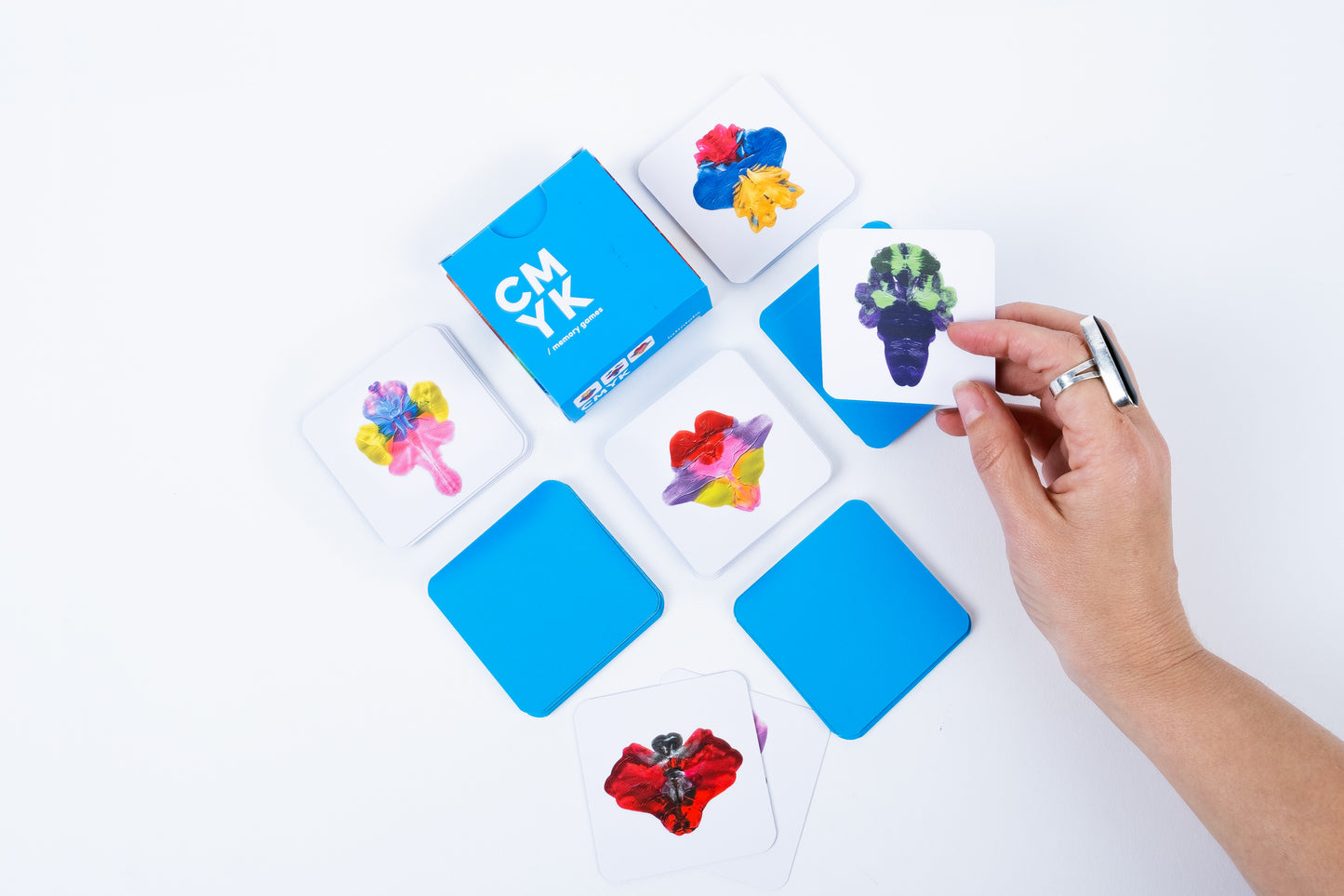 CMYK The abstract matching cards
