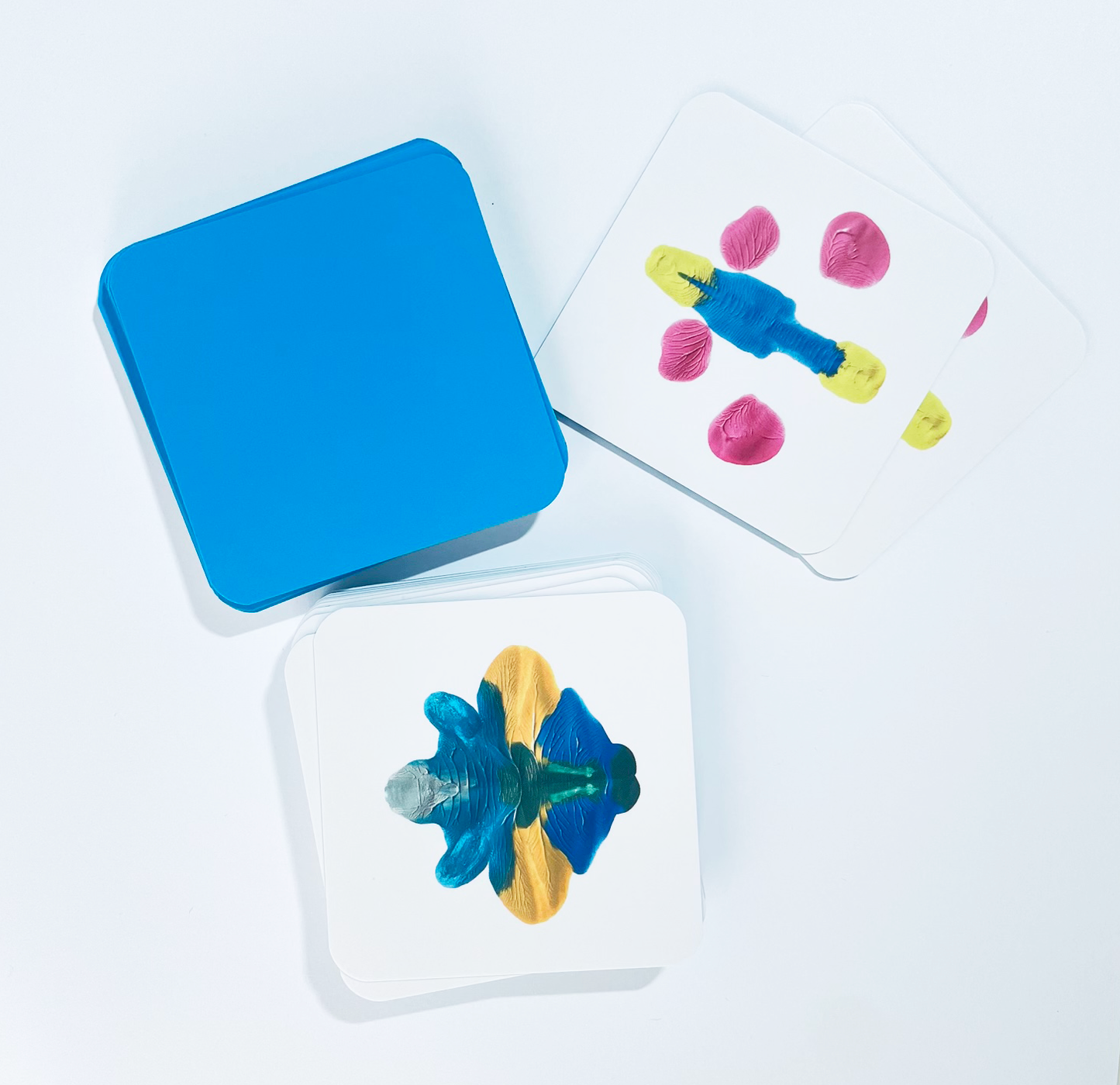 Memory games - CMYK The abstract matching cards - cards