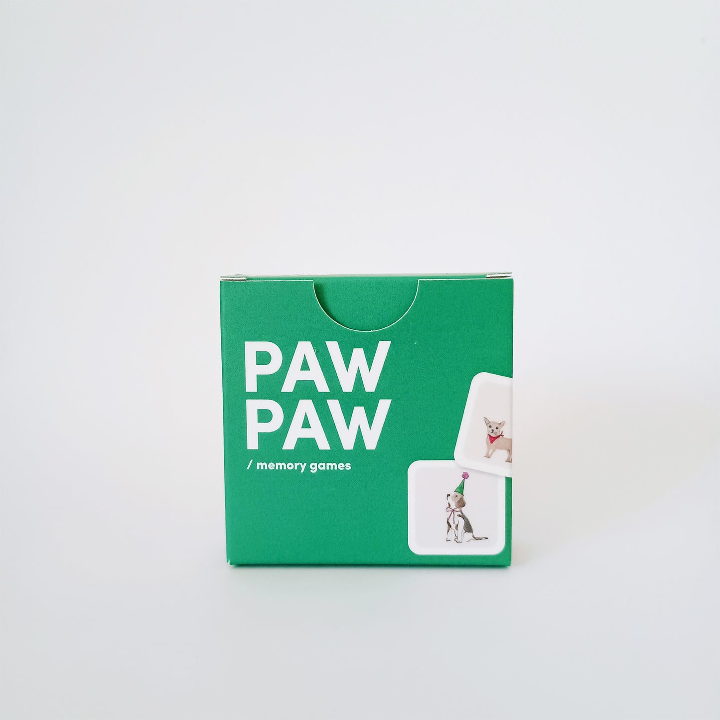 Paw Paw Illustrated memory game with action cards