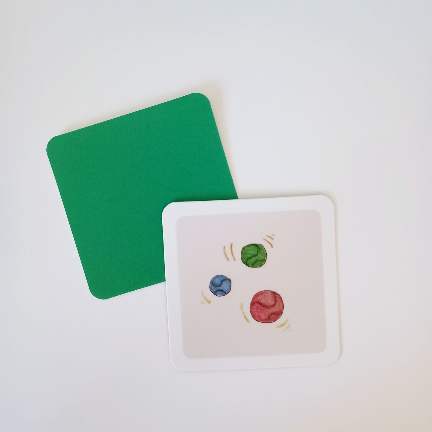 Paw Paw Illustrated memory game with action cards